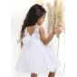Βαπτιστικό Φόρεμα Λευκό Mi Chiamo K4503